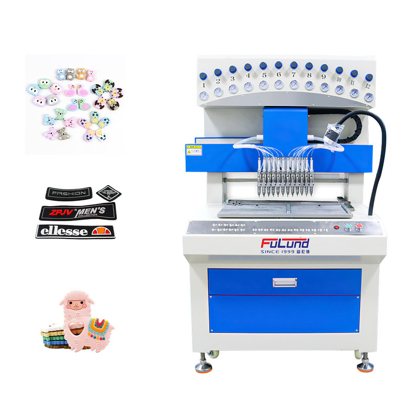  dripping machinery pvc silicone 12 18 24 Color multifunctional desktop plastic injection dotting dispensing